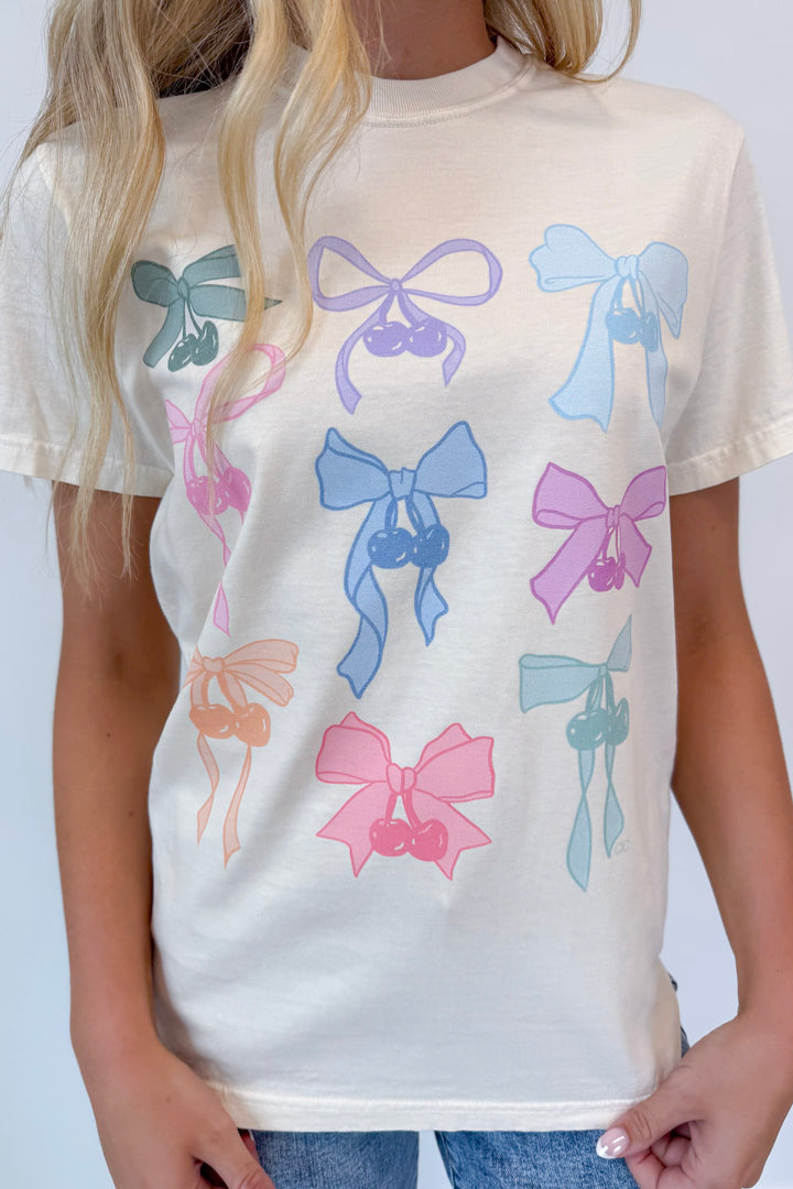 Cherry + Bows Tee