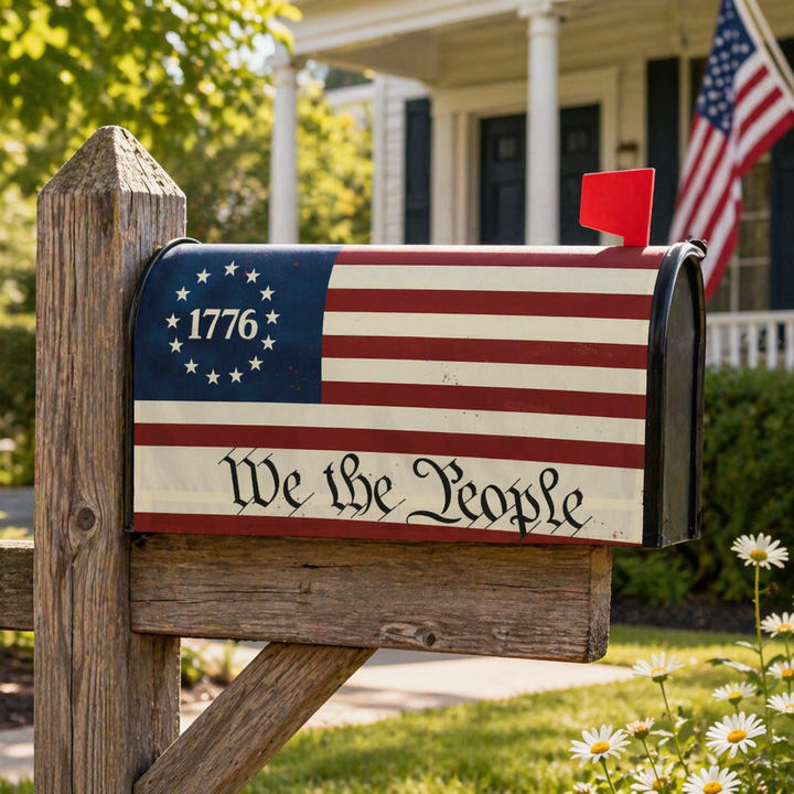 We The People Mailbox Cover