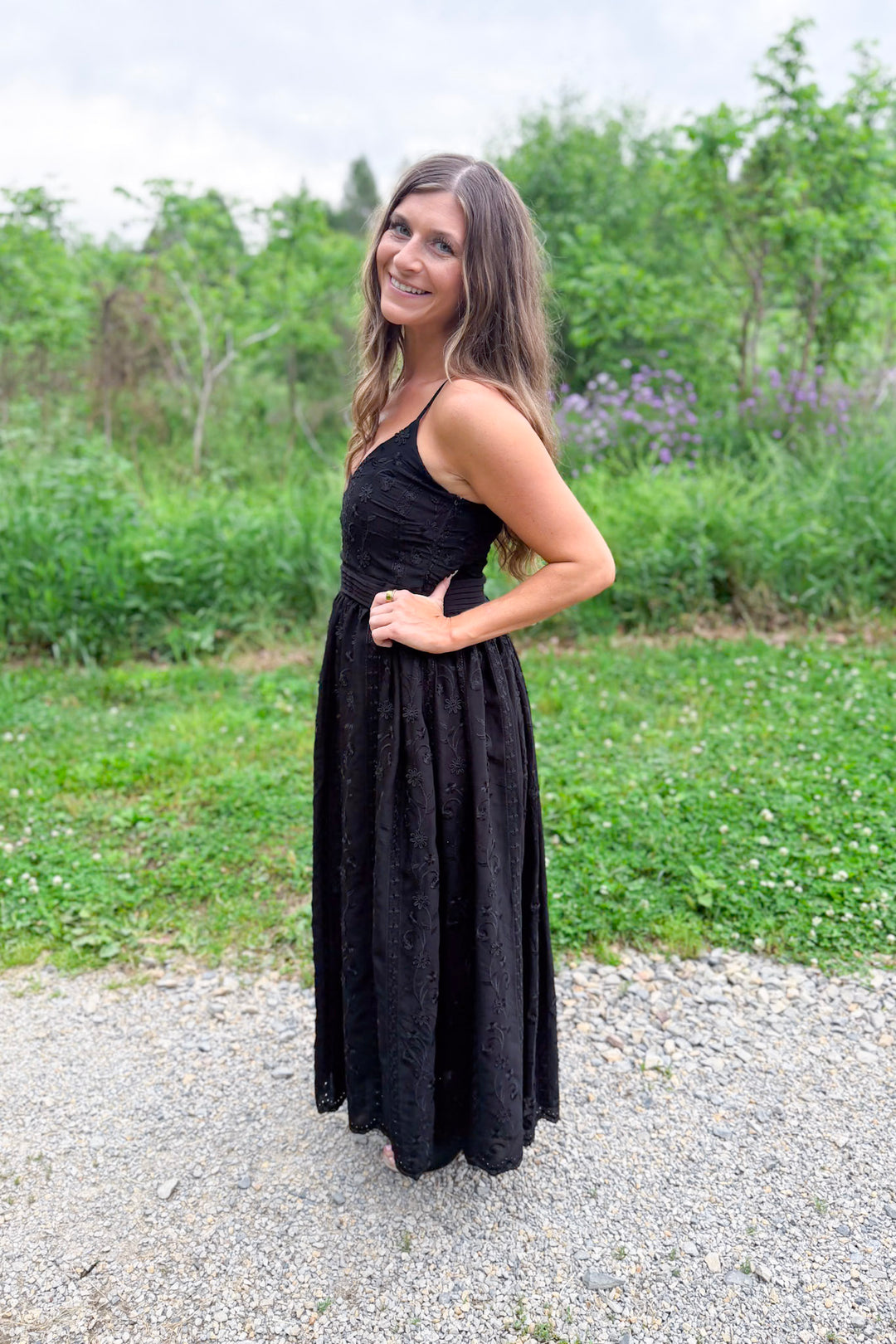 Midnight Meadow Dress