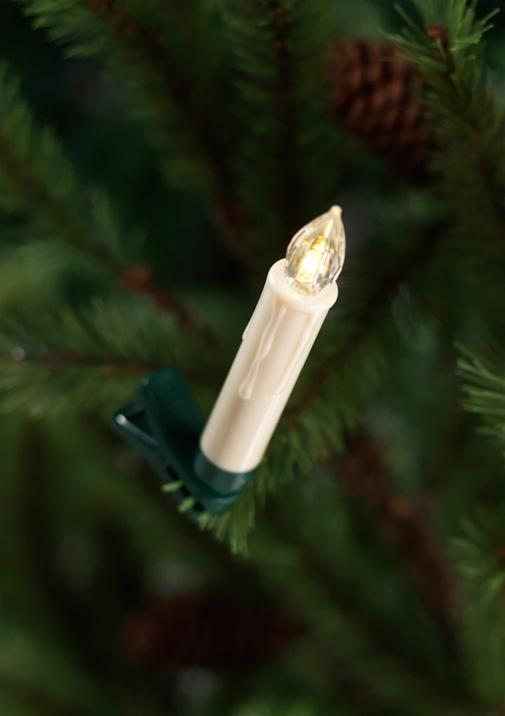 White Tree Taper Candles LED