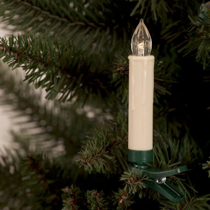 White Tree Taper Candles LED