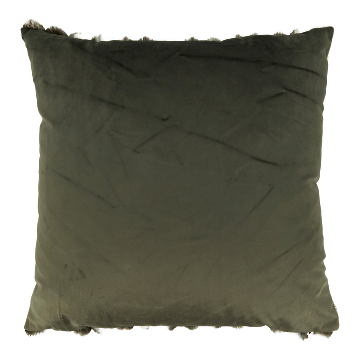 Plush Fur Striped Pillow