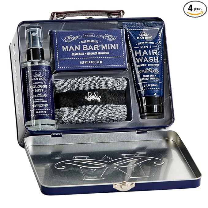 Man Bar Travel Tin Kit