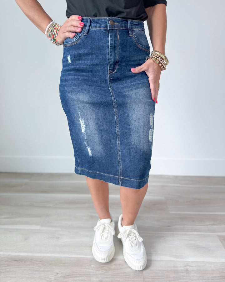 The Indie Denim Skirt