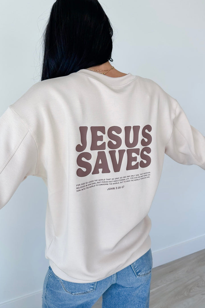 Jesus Saves Sweatshirt