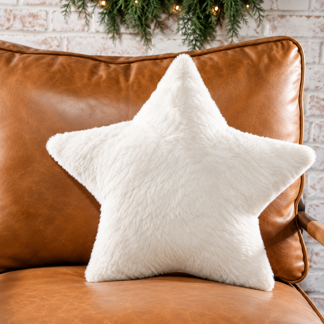 Snowy Star Pillow