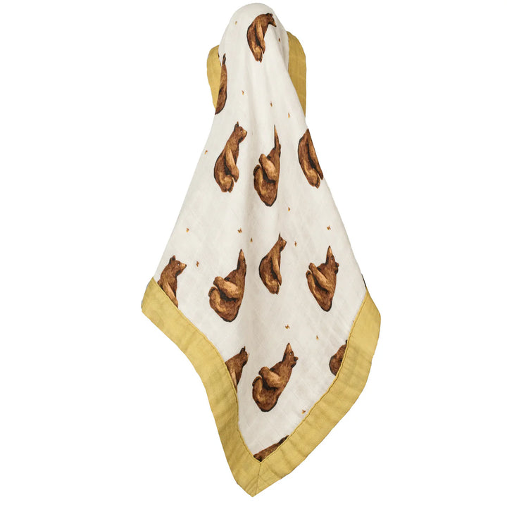 Honey Bear Mini Lovey Blanket