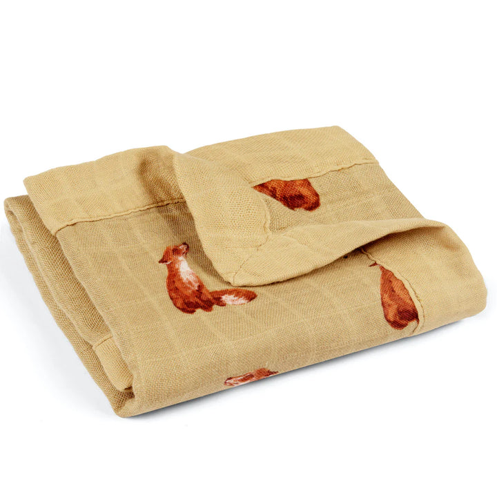 Gold Fox Mini Lovey Blanket