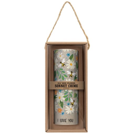 I Love You Mini Cylinder Sonnet Chime