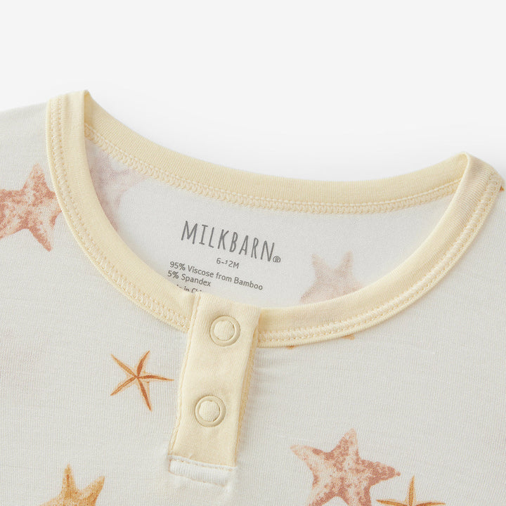 Milkbarn Starfish Dreams Luxe Stretch Shortall