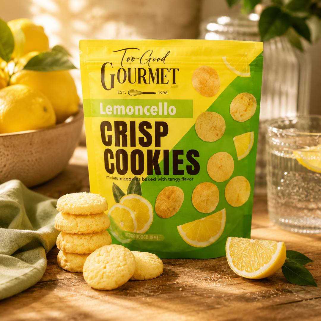Lemoncello Crisp Cookies