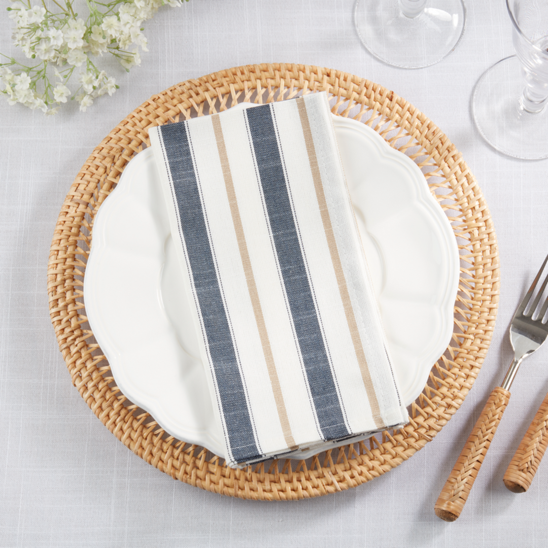 Blue Striped Napkin