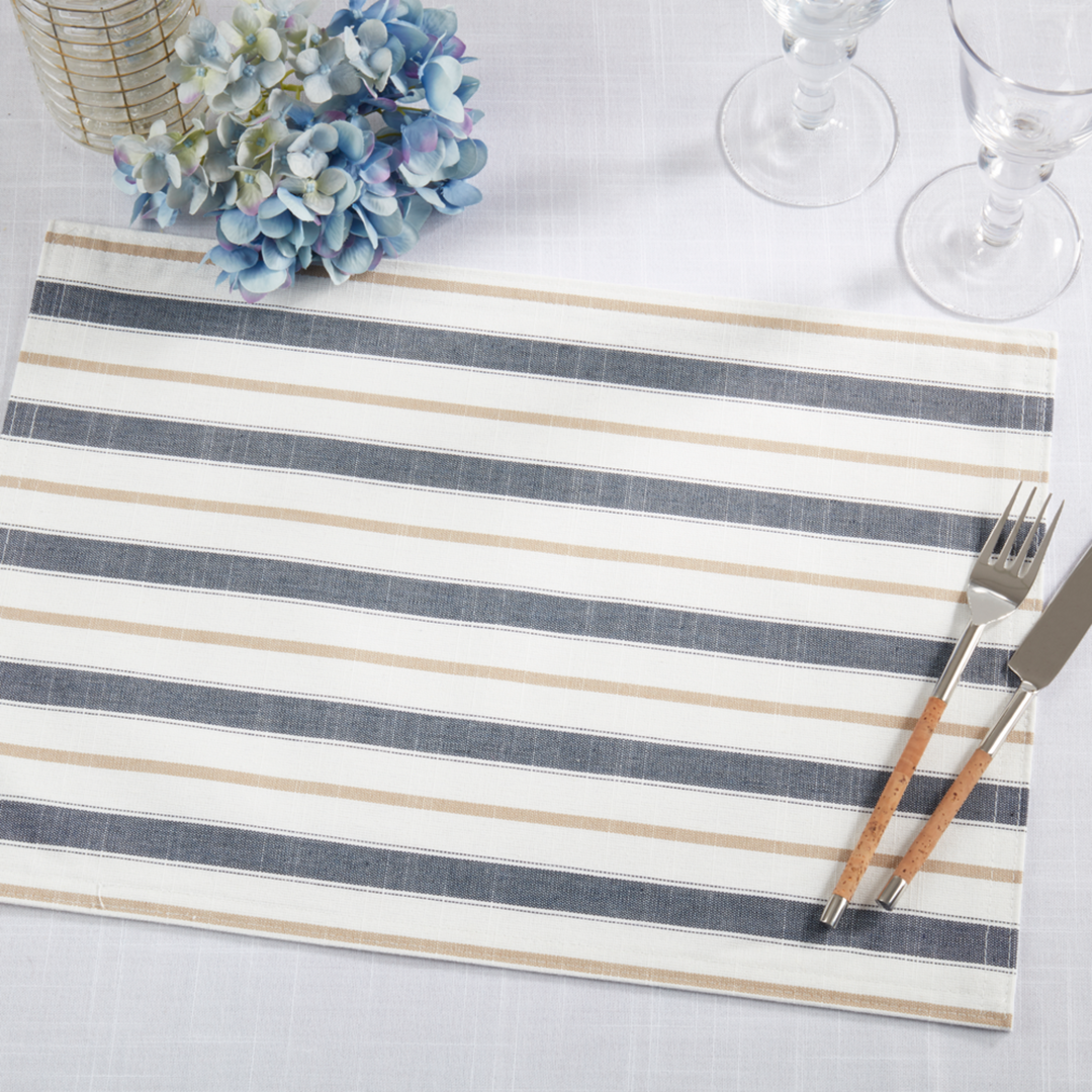 Blue Striped Placemat