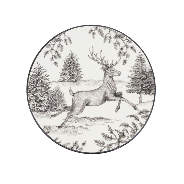 Woodland Deer Salad Plate