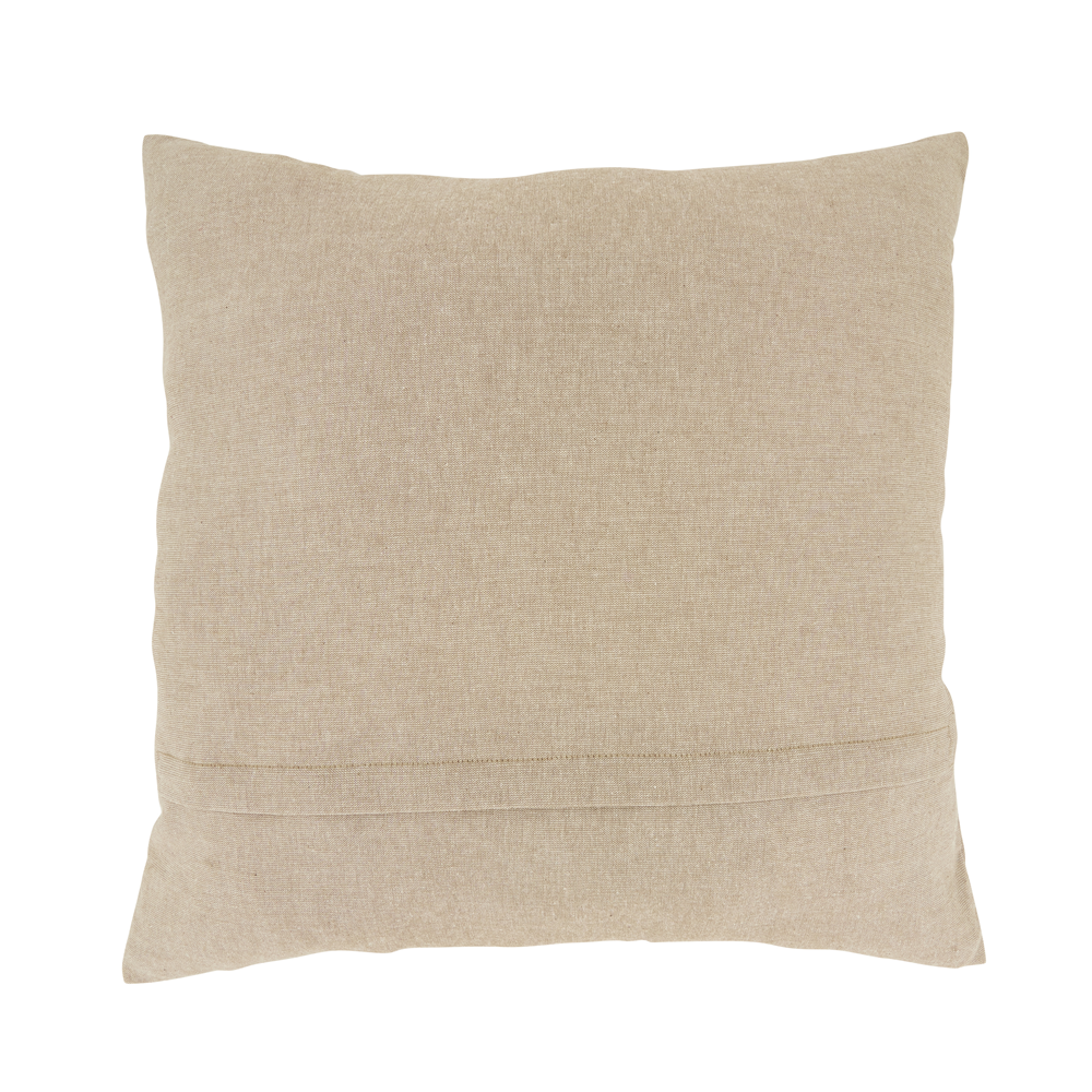 Embroidered Fall Leaves Boarder Pillow