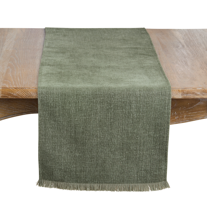 Textured Fringe Table Runner