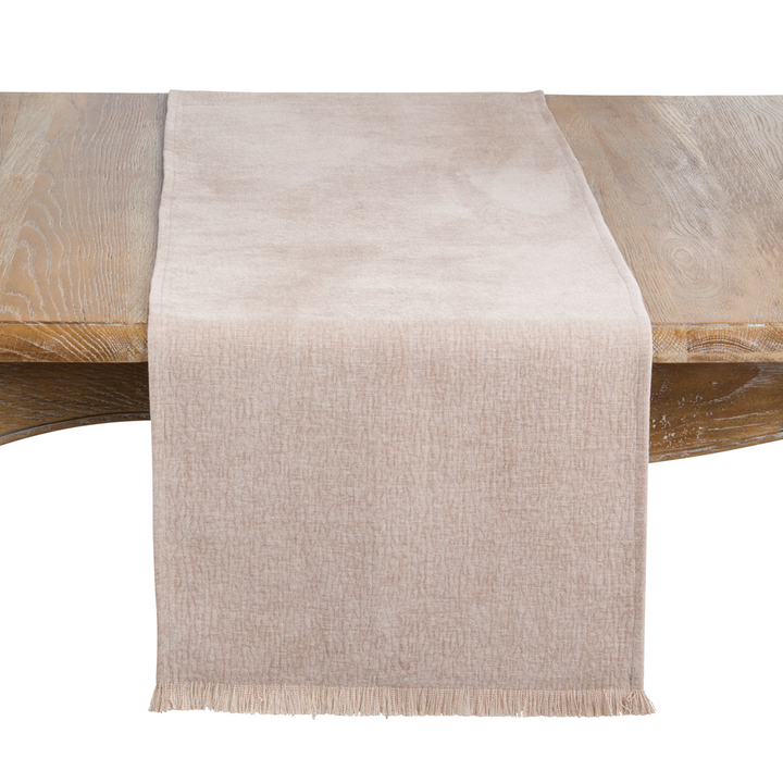 Textured Fringe Table Runner
