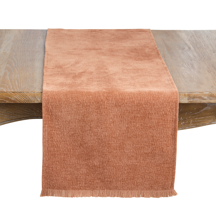 Textured Fringe Table Runner