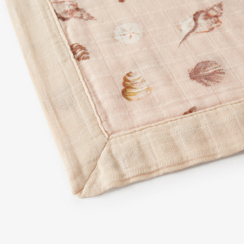 Seashells Mini Lovey Blanket