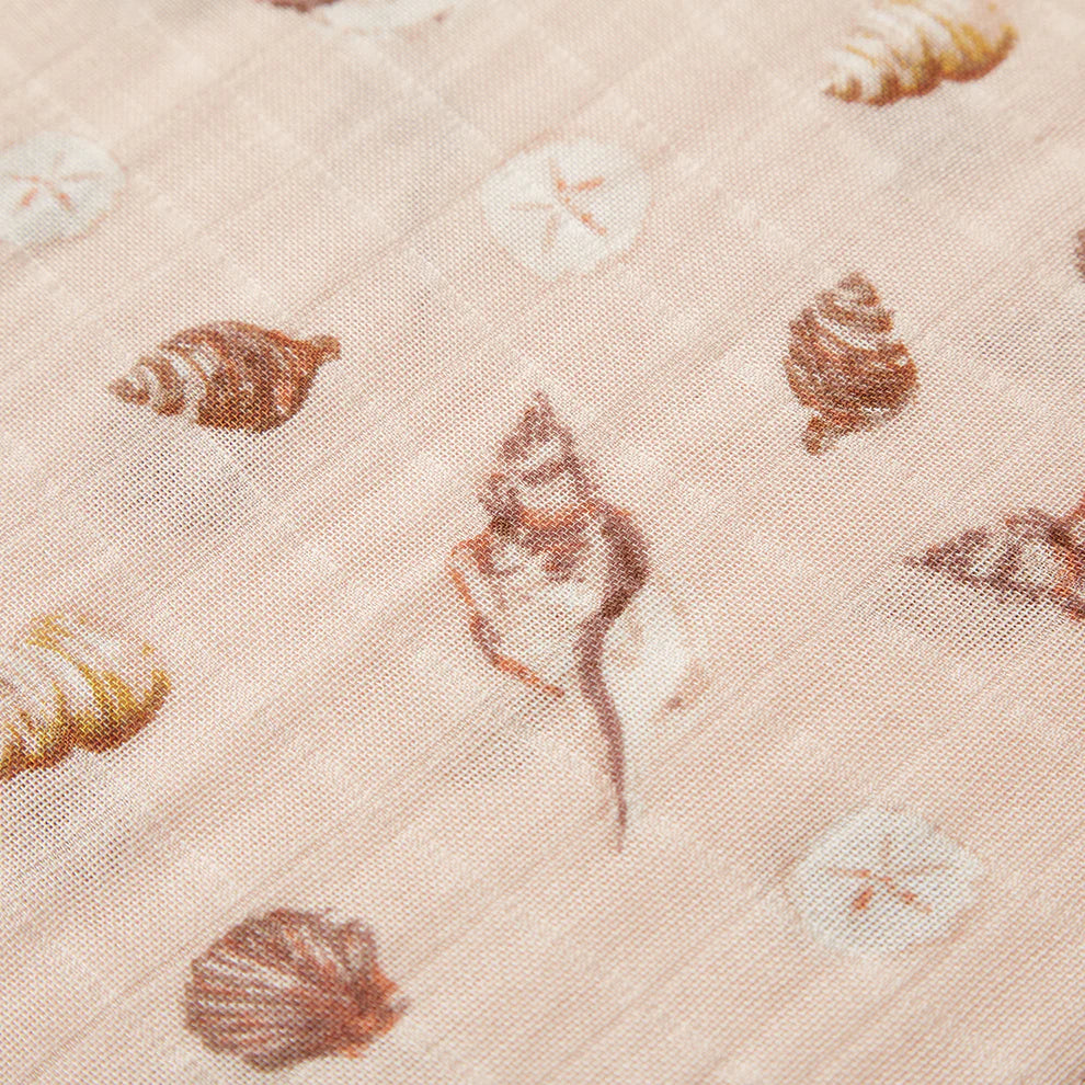 Seashells Mini Lovey Blanket