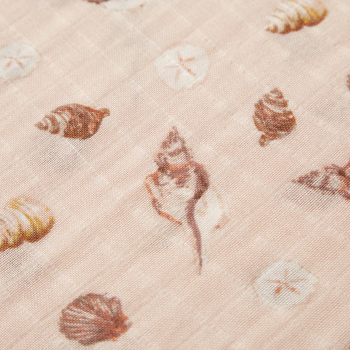 Seashells Mini Lovey Blanket