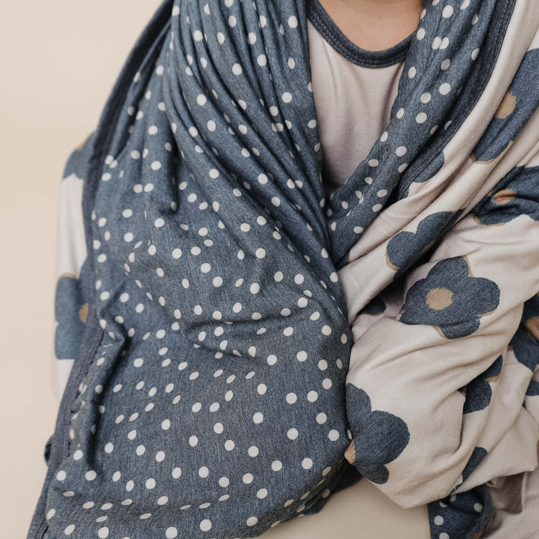 Gemma in Tan Stretchy Quilt