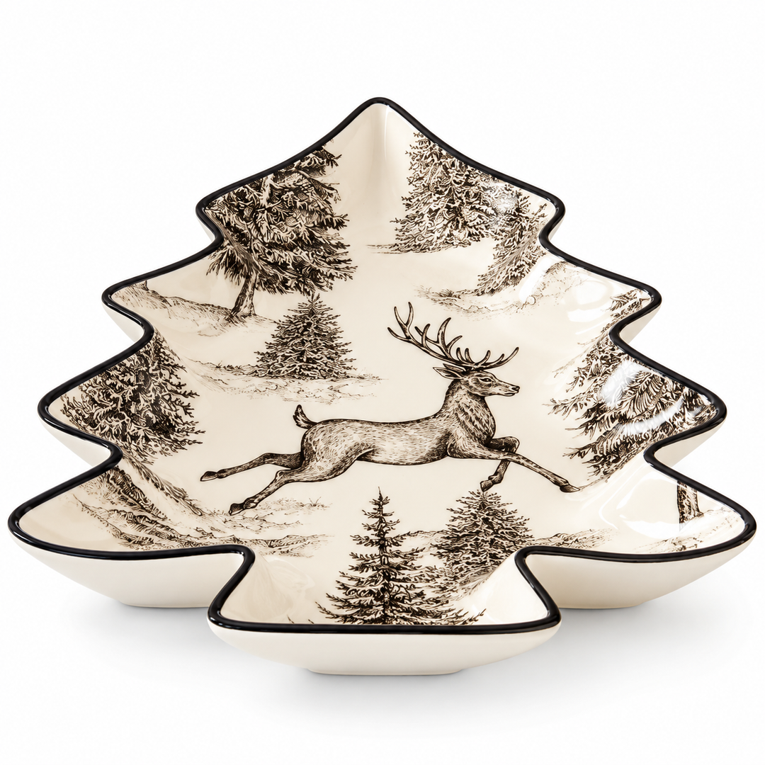 Christmas Tree Shaped Plate