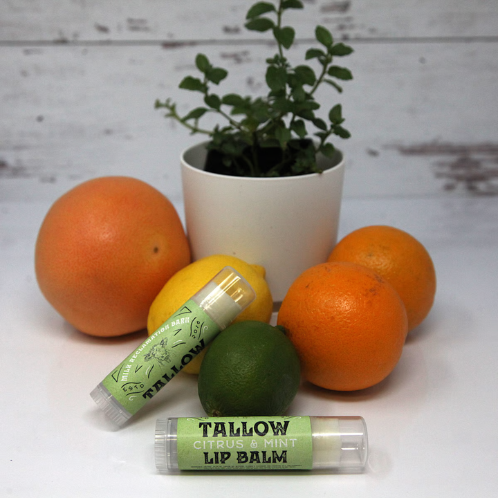 Grass Fed Beef Tallow Lip Balm