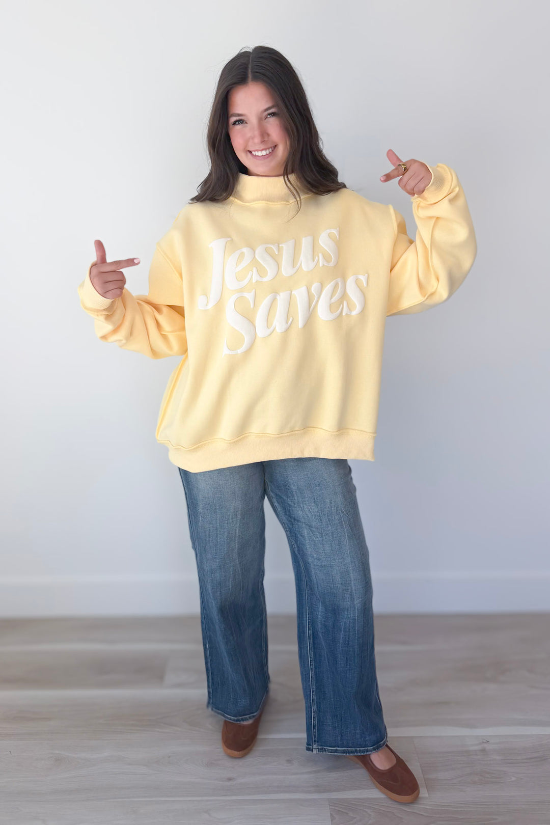 Jesus Saves Sweatshirt