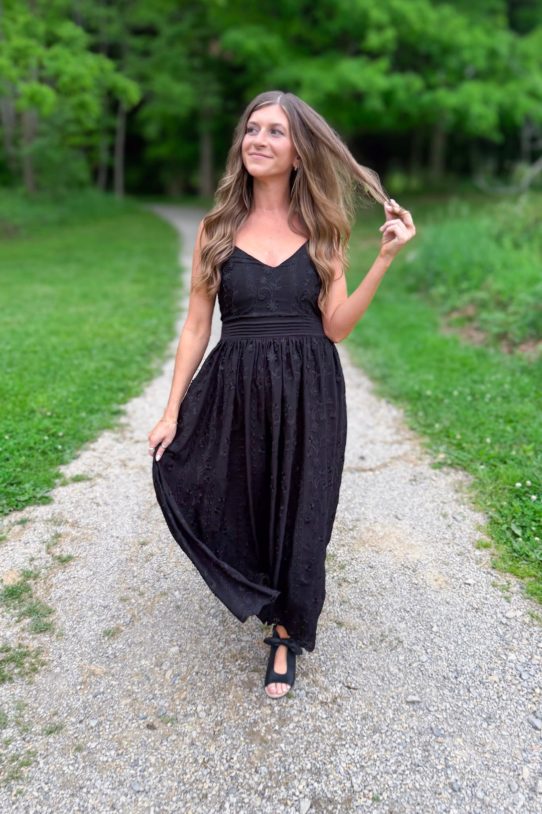 Midnight Meadow Dress