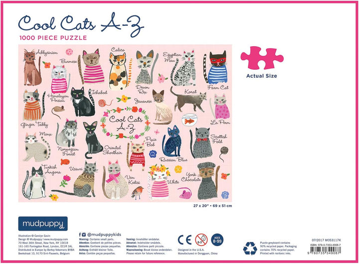 Cool Cats A-Z Puzzle