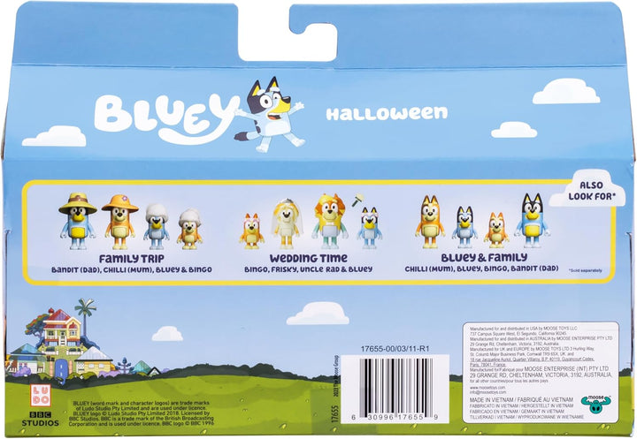 Bluey Spooky Figurine Set