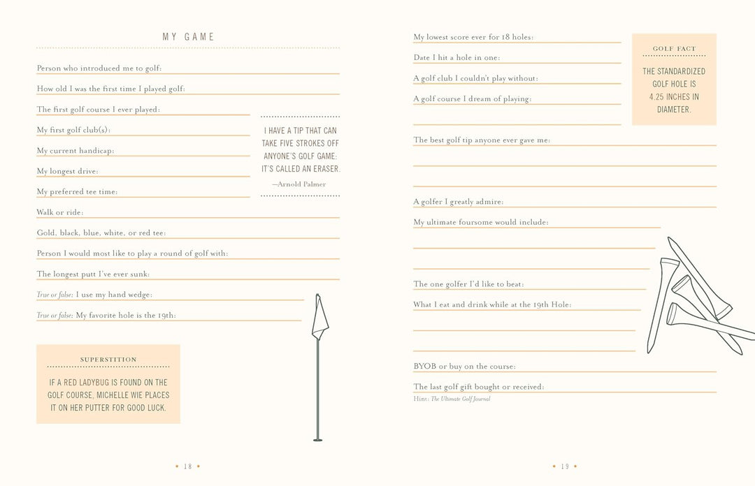 Ultimate Golf Journal