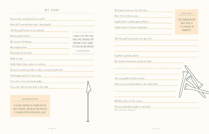 Ultimate Golf Journal