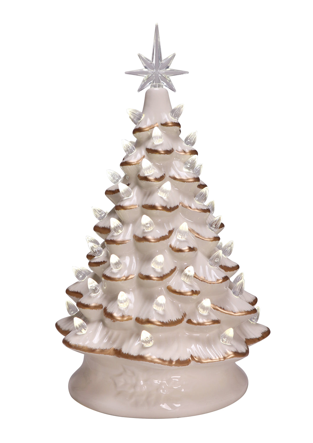 Light Up Ivory Christmas Tree