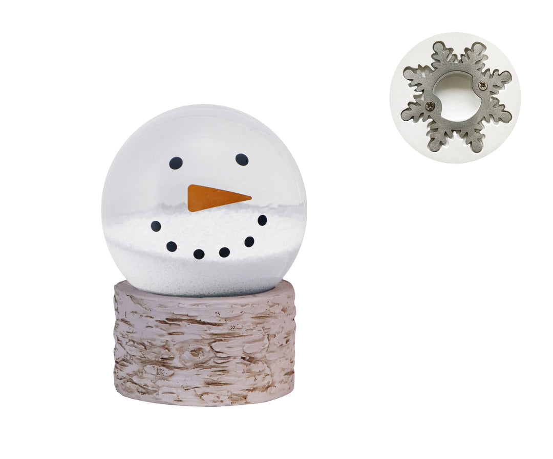 Snowman Water Globe Bottle Opener