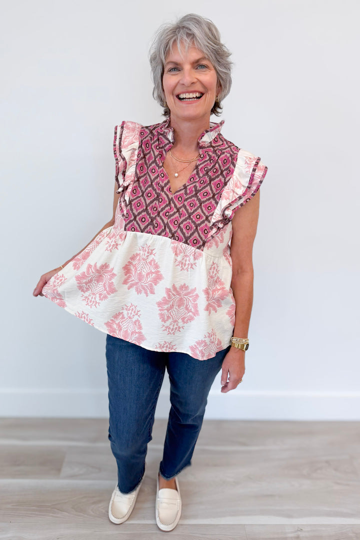 Delicate Blooms Top
