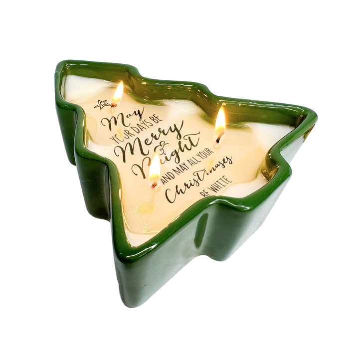 Christmas Tree Message Reveal Candle