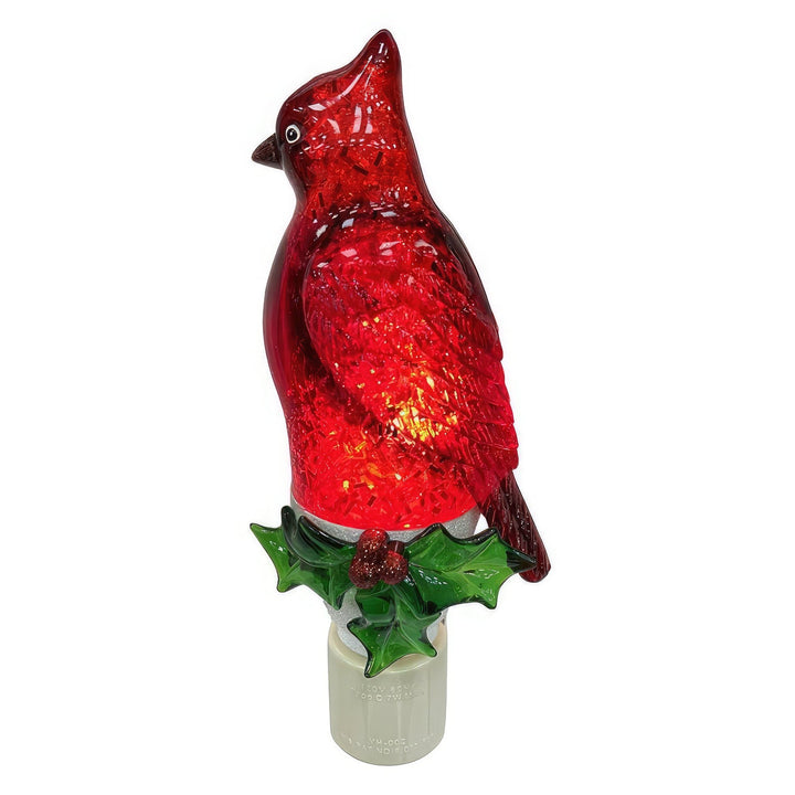 Cardinal Glitter Night Light