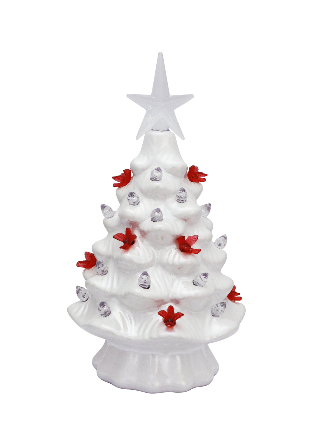 LED Cardinal Ceramic Tree