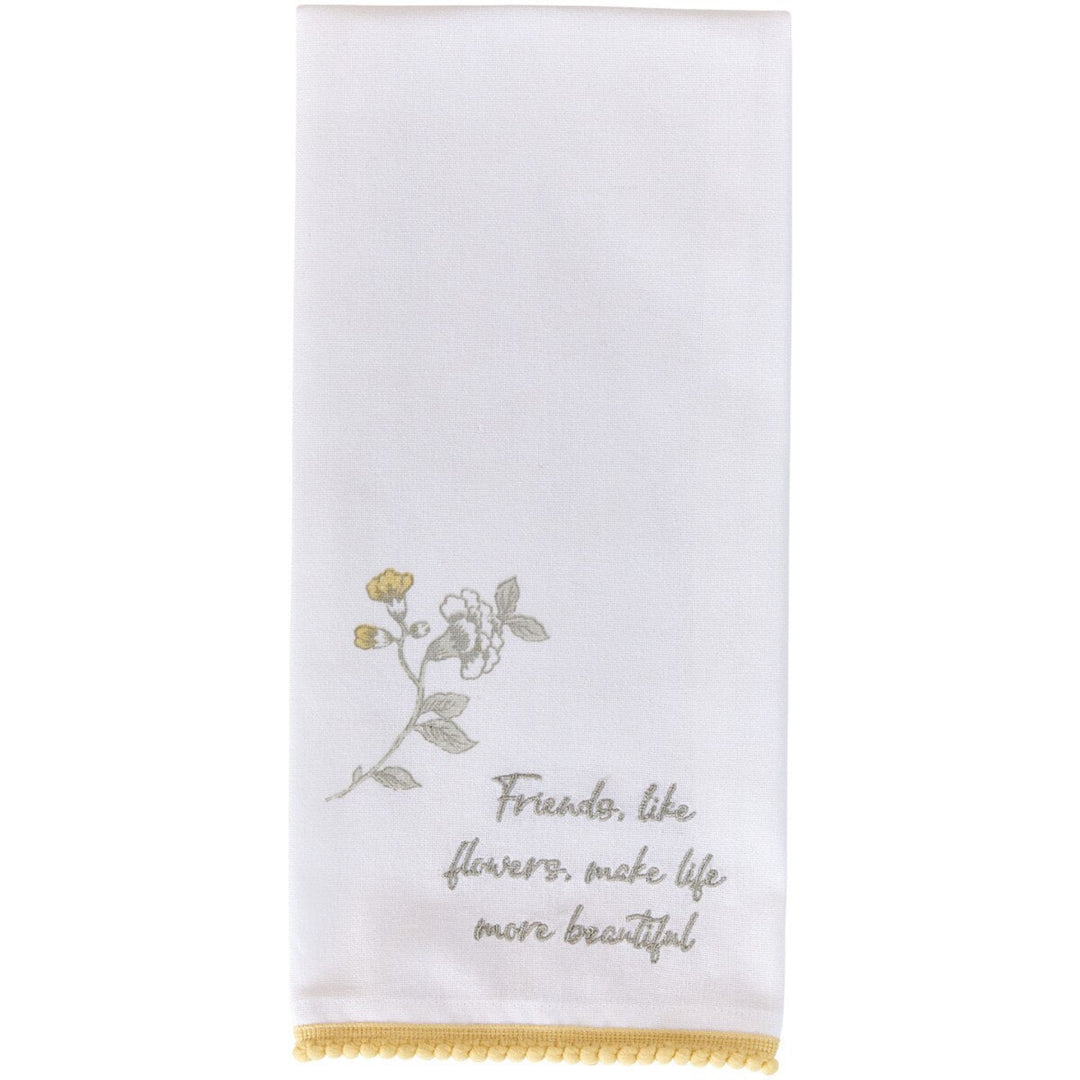 Friends Like Flowers Dishtowel