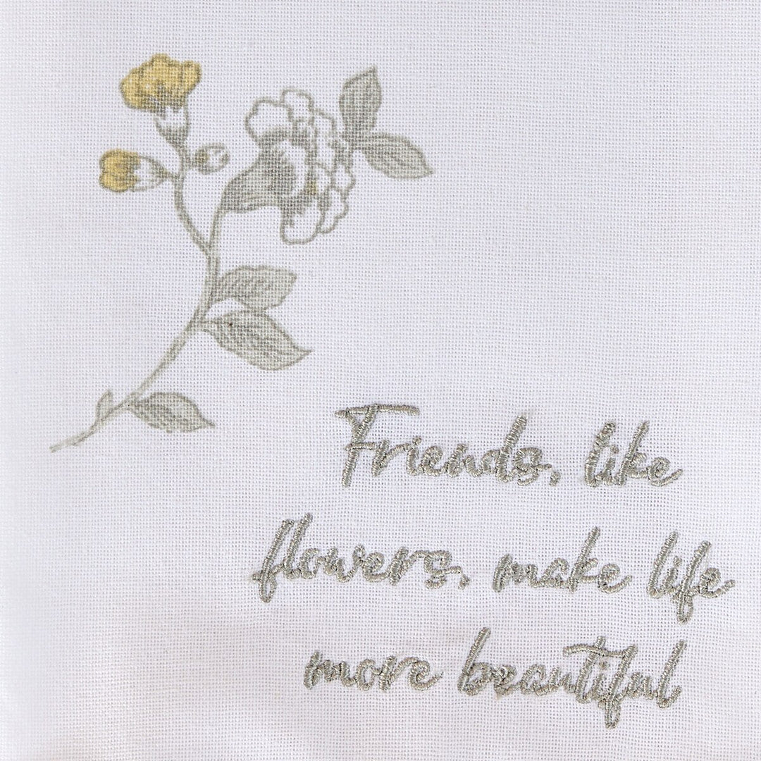 Friends Like Flowers Dishtowel