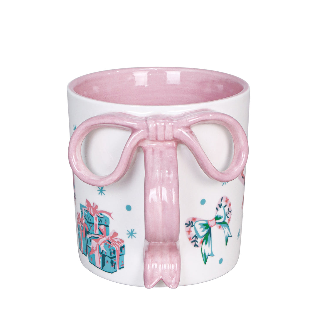 Sugarplum Nutcracker Bow Handled Mug