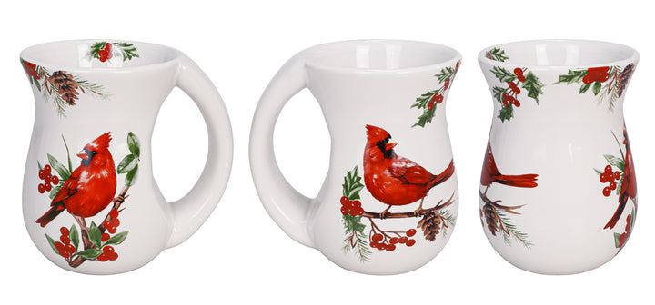 Cardinal & Holly Cozy Mug