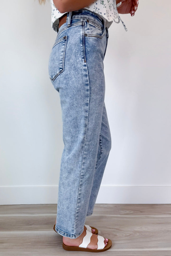 Judy Blue Rose Garden Denim Curvy