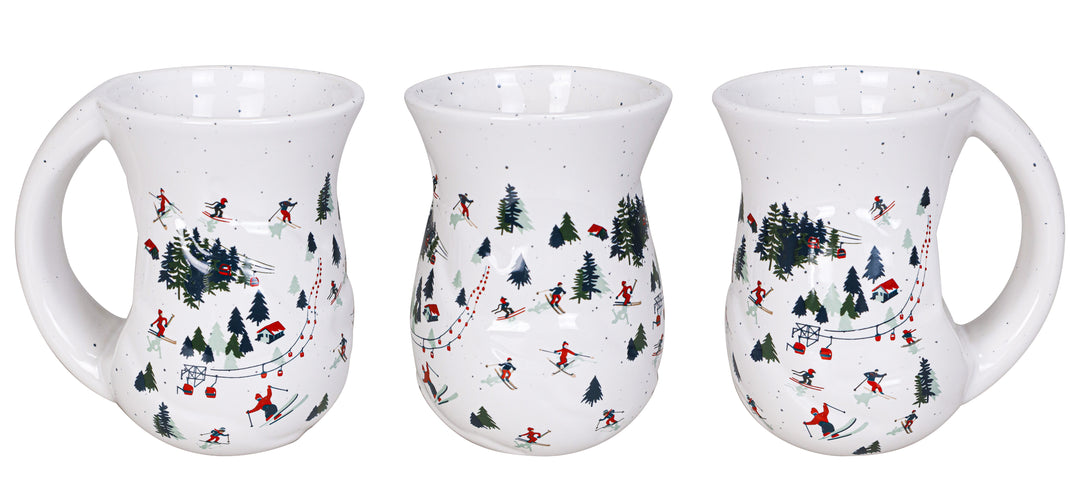 Holiday Skiers Cozy Mug