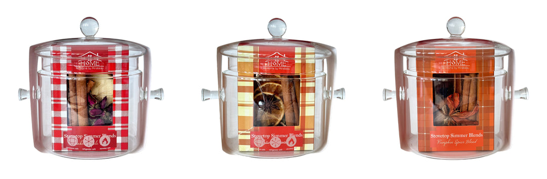 Harvest Glass Simmer Pot Gift Set