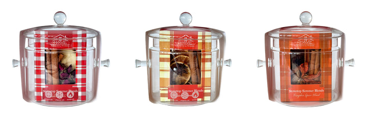 Harvest Glass Simmer Pot Gift Set