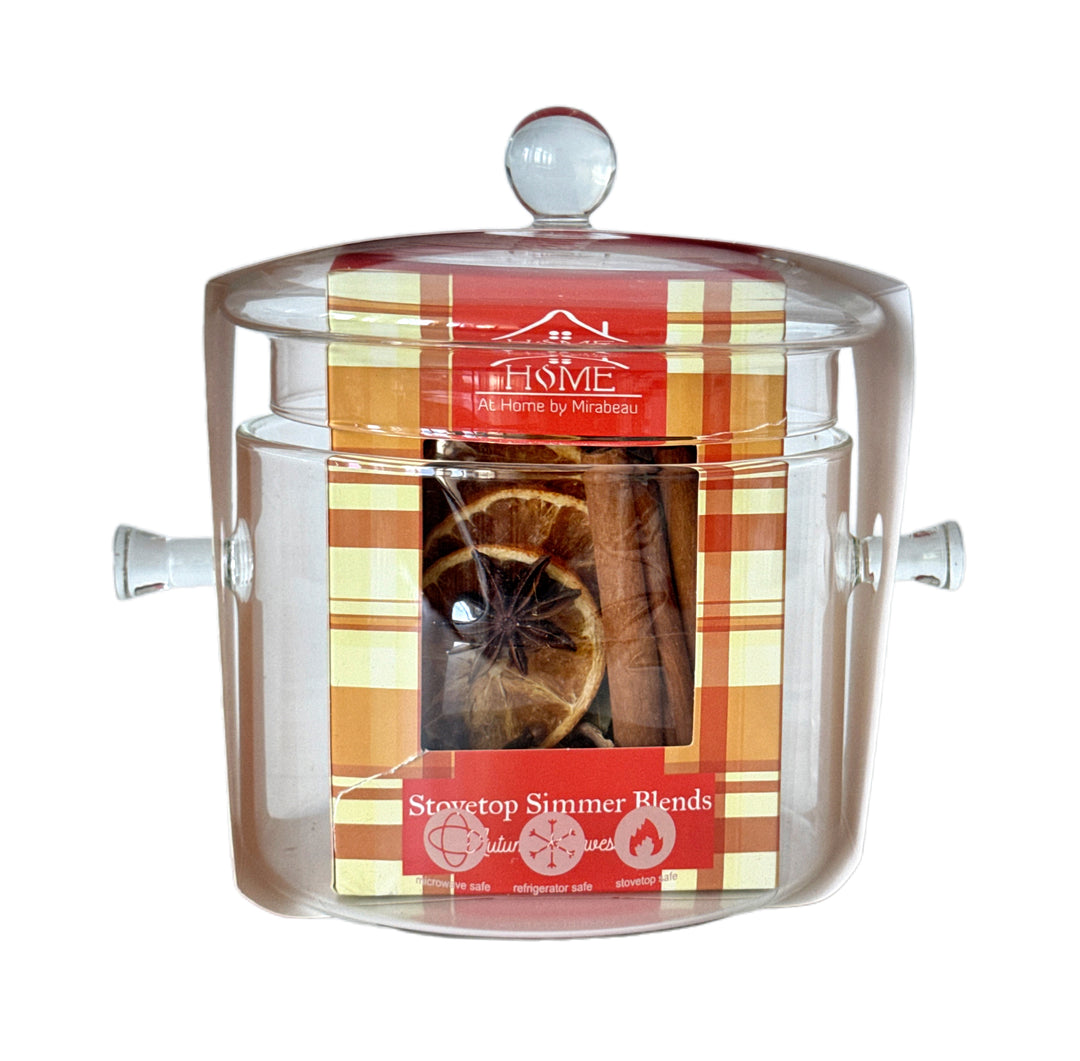Harvest Glass Simmer Pot Gift Set