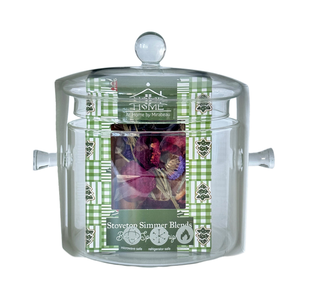 Holiday Glass Simmer Pot Gift Set